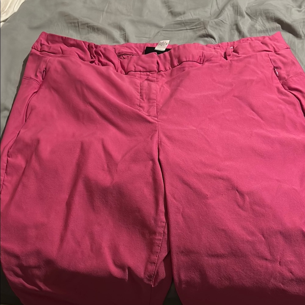 Pink Lightweight Cotton Trousers